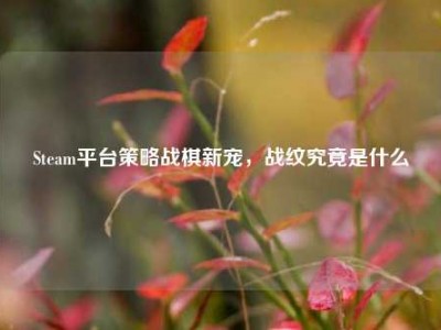 Steam平台策略战棋新宠，战纹究竟是什么