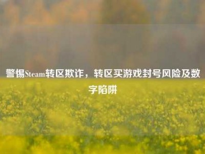 警惕Steam转区欺诈，转区买游戏封号风险及数字陷阱