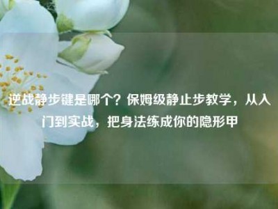 逆战静步键是哪个？保姆级静止步教学，从入门到实战，把身法练成你的隐形甲