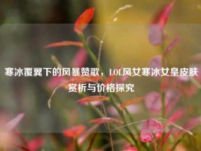 寒冰覆翼下的风暴赞歌，LOL风女寒冰女皇皮肤赏析与价格探究