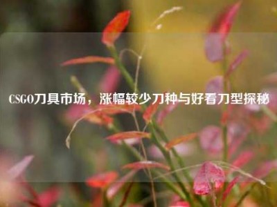 CSGO刀具市场，涨幅较少刀种与好看刀型探秘