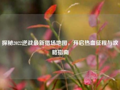 探秘2022逆战最新猎场地图，开启热血征程与攻略指南