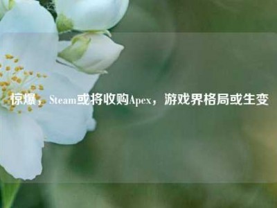 惊爆，Steam或将收购Apex，游戏界格局或生变
