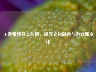 王者荣耀日本改版，探寻文化融合与游戏新变化