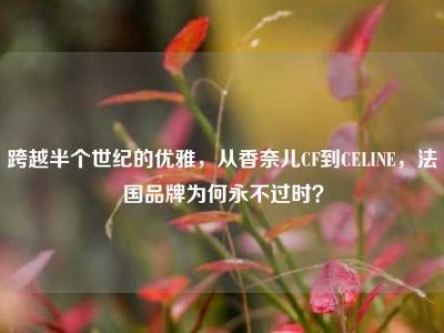 跨越半个世纪的优雅，从香奈儿CF到CELINE，法国品牌为何永不过时？