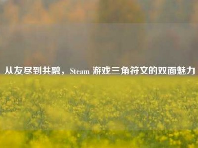 从友尽到共融，Steam 游戏三角符文的双面魅力
