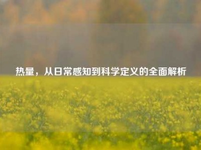 热量，从日常感知到科学定义的全面解析
