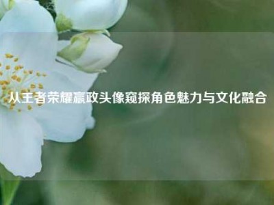 从王者荣耀嬴政头像窥探角色魅力与文化融合