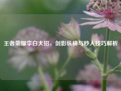 王者荣耀李白大招，剑影纵横与秒人技巧解析