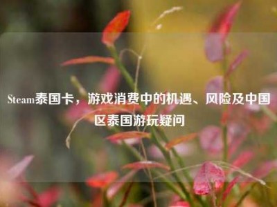 Steam泰国卡，游戏消费中的机遇、风险及中国区泰国游玩疑问