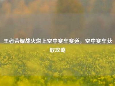 王者荣耀战火燃上空中赛车赛道，空中赛车获取攻略