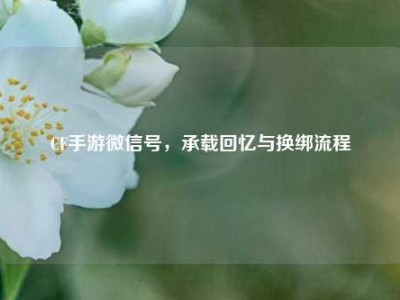 CF手游微信号，承载回忆与换绑流程