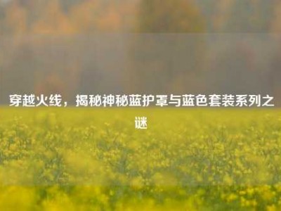 穿越火线，揭秘神秘蓝护罩与蓝色套装系列之谜