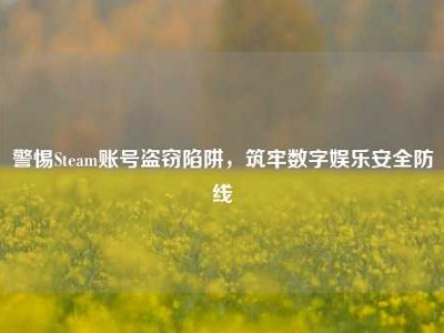 警惕Steam账号盗窃陷阱，筑牢数字娱乐安全防线