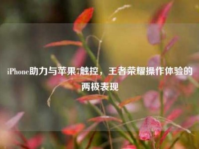 iPhone助力与苹果7触控，王者荣耀操作体验的两极表现