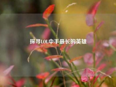 探寻LOL中手最长的英雄