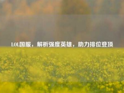 LOL国服，解析强度英雄，助力排位登顶