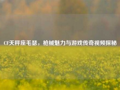 CF天秤座毛瑟，枪械魅力与游戏传奇视频探秘