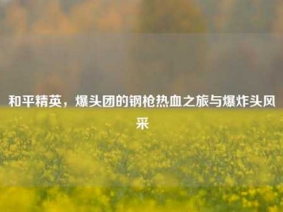 和平精英，爆头团的钢枪热血之旅与爆炸头风采