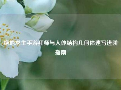 绝地求生手游拜师与人体结构几何体速写进阶指南