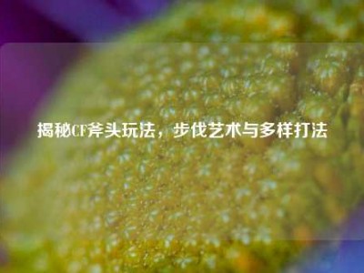揭秘CF斧头玩法，步伐艺术与多样打法