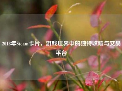 2018年Steam卡片，游戏世界中的独特收藏与交易平台