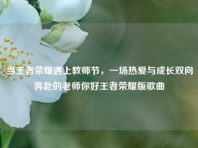 当王者荣耀遇上教师节，一场热爱与成长双向奔赴的老师你好王者荣耀版歌曲