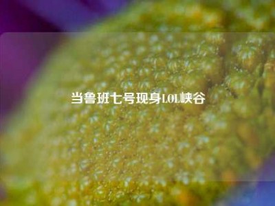 当鲁班七号现身LOL峡谷
