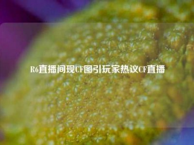 R6直播间现CF图引玩家热议CF直播