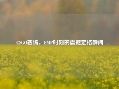 CSGO赛场，EMP时刻的震撼定格瞬间