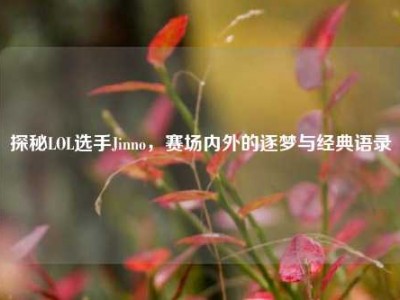 探秘LOL选手Jinno，赛场内外的逐梦与经典语录