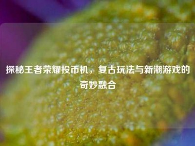 探秘王者荣耀投币机，复古玩法与新潮游戏的奇妙融合