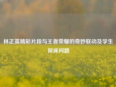 林正英精彩片段与王者荣耀的奇妙联动及学生尿床问题