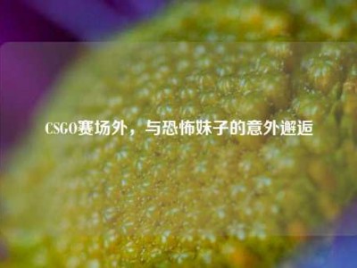 CSGO赛场外，与恐怖妹子的意外邂逅