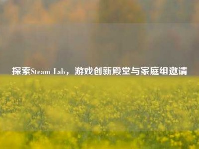 探索Steam Lab，游戏创新殿堂与家庭组邀请