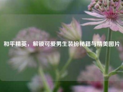和平精英，解锁可爱男生装扮秘籍与精美图片