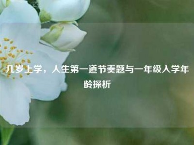几岁上学，人生第一道节奏题与一年级入学年龄探析