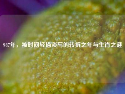 987年，被时间轻描淡写的转折之年与生肖之谜