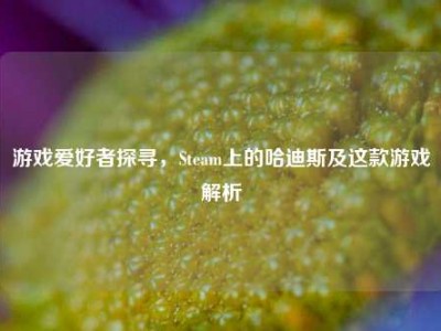 游戏爱好者探寻，Steam上的哈迪斯及这款游戏解析