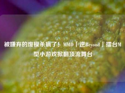 被嫌弃的废模杀疯了！MMD「逆Beyond」擂台M型小游戏掀翻顶流舞台