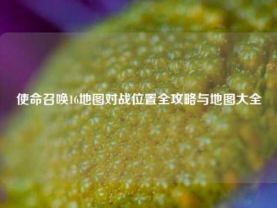 使命召唤16地图对战位置全攻略与地图大全