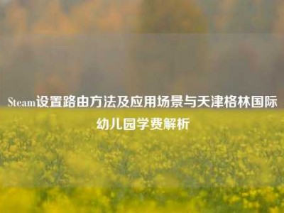 Steam设置路由方法及应用场景与天津格林国际幼儿园学费解析