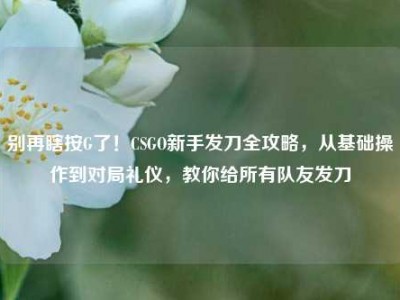 别再瞎按G了！CSGO新手发刀全攻略，从基础操作到对局礼仪，教你给所有队友发刀