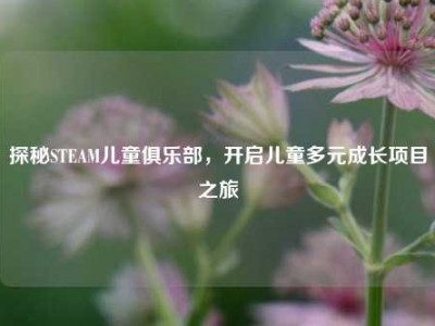 探秘STEAM儿童俱乐部，开启儿童多元成长项目之旅
