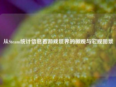 从Steam统计信息看游戏世界的微观与宏观图景