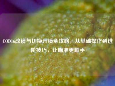 COD16改镜与切换开镜全攻略，从基础操作到进阶技巧，让瞄准更顺手