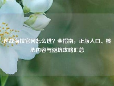 逆战海拉官网怎么进？全指南，正版入口、核心内容与避坑攻略汇总