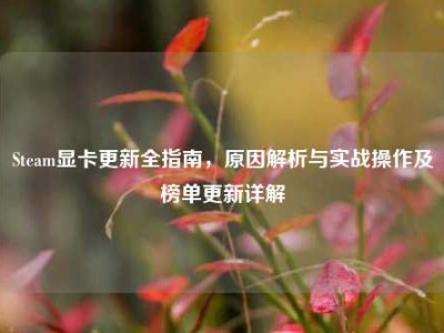 Steam显卡更新全指南，原因解析与实战操作及榜单更新详解