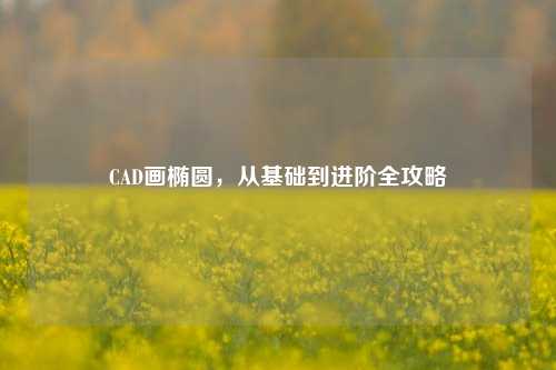 CAD画椭圆，从基础到进阶全攻略