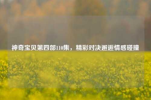 神奇宝贝第四部110集，精彩对决邂逅情感碰撞